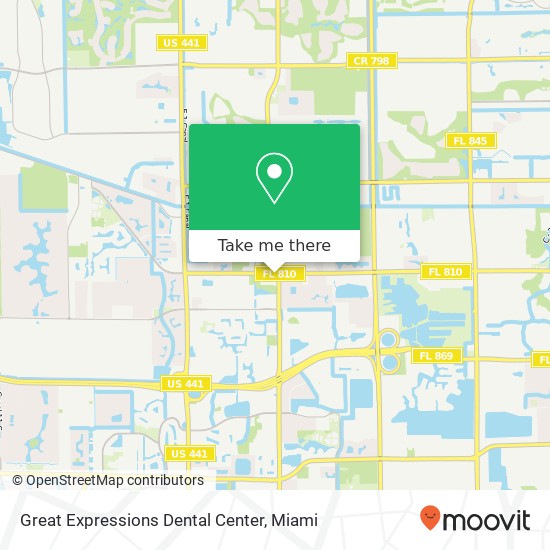 Mapa de Great Expressions Dental Center