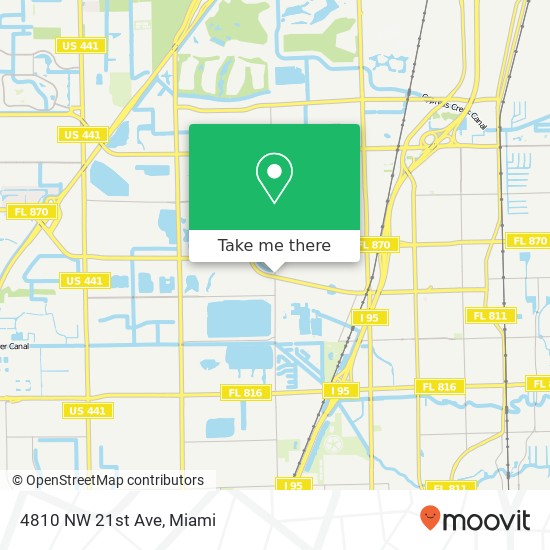 Mapa de 4810 NW 21st Ave