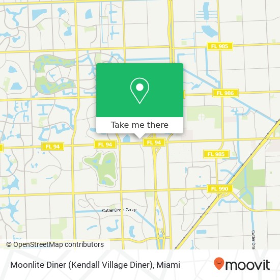 Moonlite Diner (Kendall Village Diner) map