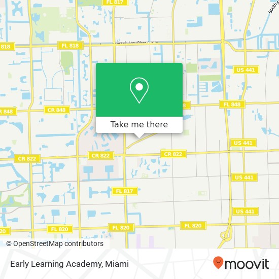 Mapa de Early Learning Academy