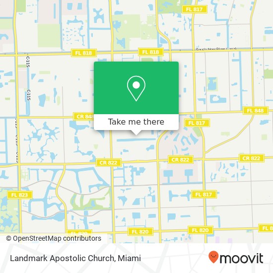 Landmark Apostolic Church map