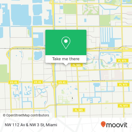 Mapa de NW 112 Av & NW 3 St