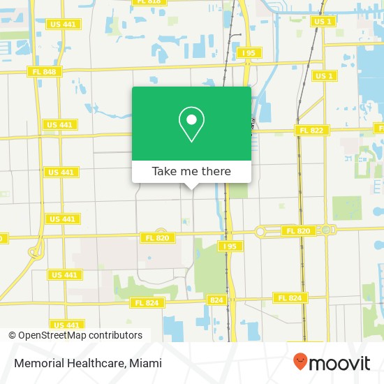 Mapa de Memorial Healthcare