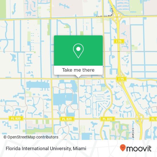 Mapa de Florida International University