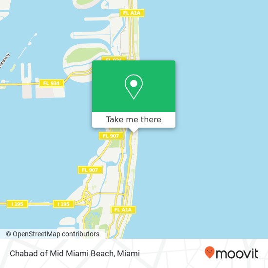 Mapa de Chabad of Mid Miami Beach