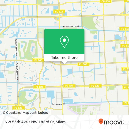 Mapa de NW 55th Ave / NW 183rd St