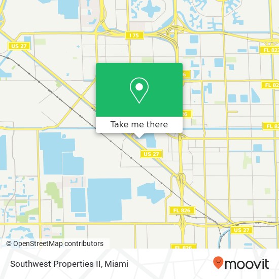 Southwest Properties II map