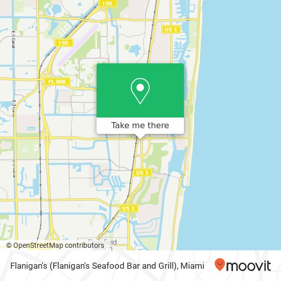 Flanigan's (Flanigan's Seafood Bar and Grill) map