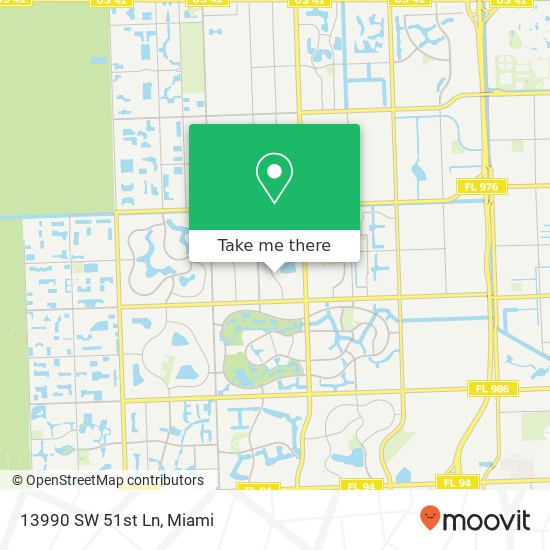 13990 SW 51st Ln map