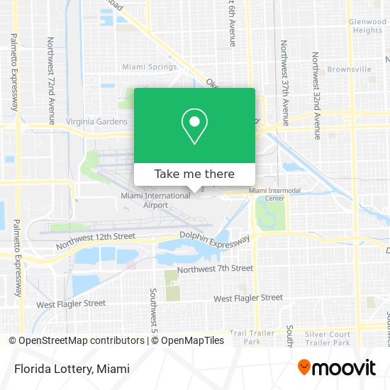 Florida Lottery map