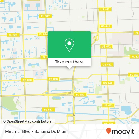 Mapa de Miramar Blvd / Bahama Dr