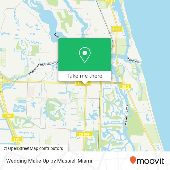 Mapa de Wedding Make-Up by Massiel