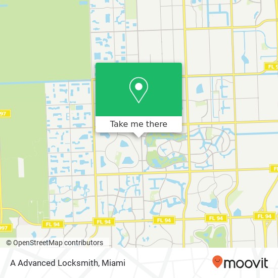 A Advanced Locksmith map