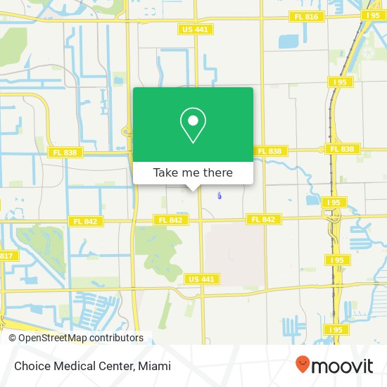 Mapa de Choice Medical Center