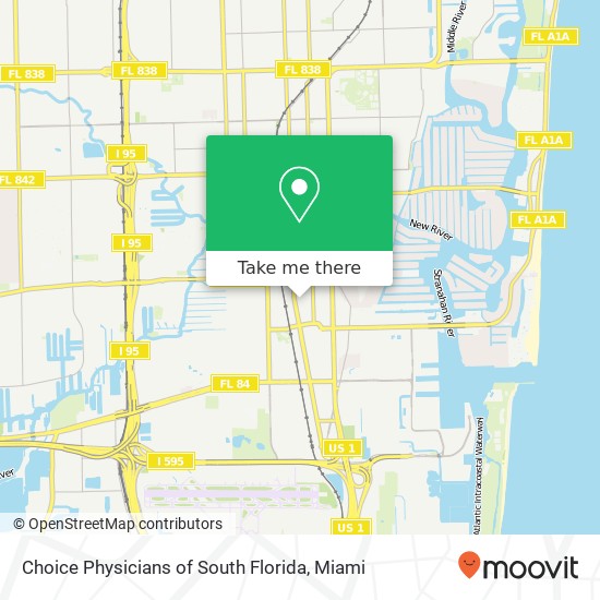 Mapa de Choice Physicians of South Florida