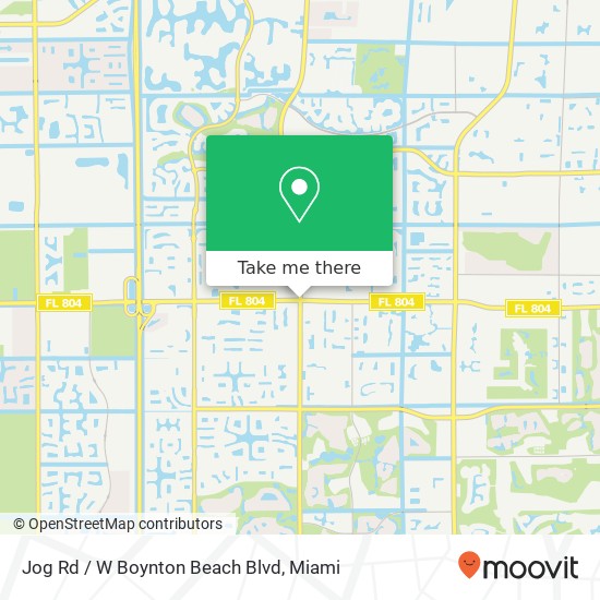 Jog Rd / W Boynton Beach Blvd map