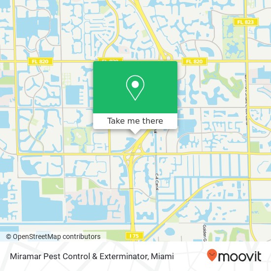 Miramar Pest Control & Exterminator map