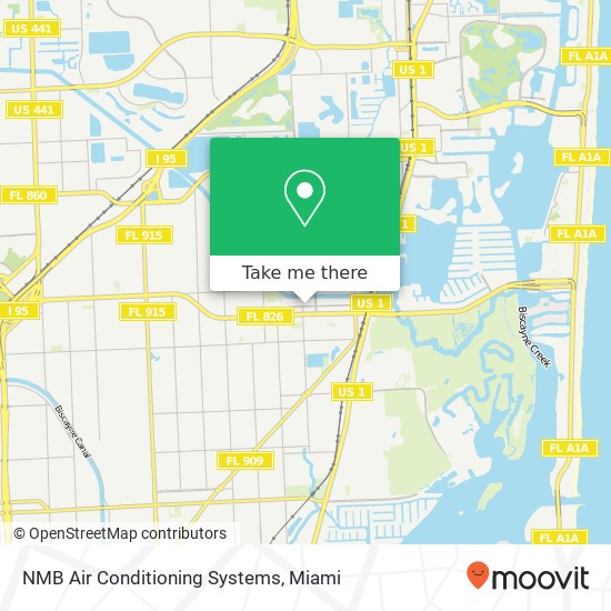 NMB Air Conditioning Systems map