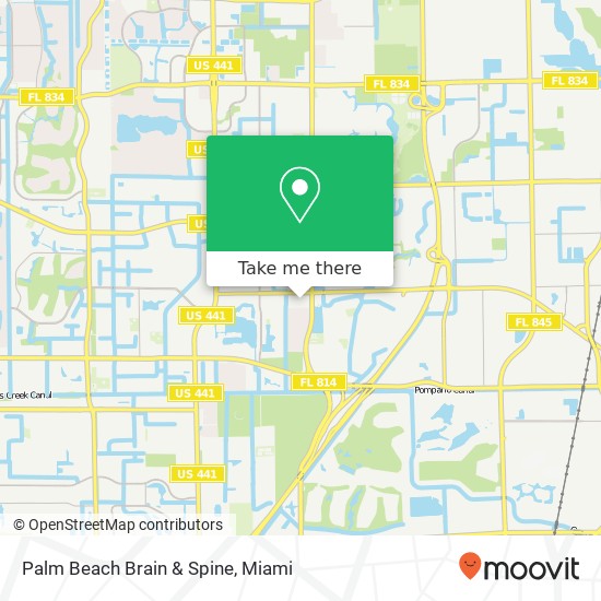 Palm Beach Brain & Spine map