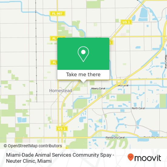 Miami-Dade Animal Services Community Spay - Neuter Clinic map