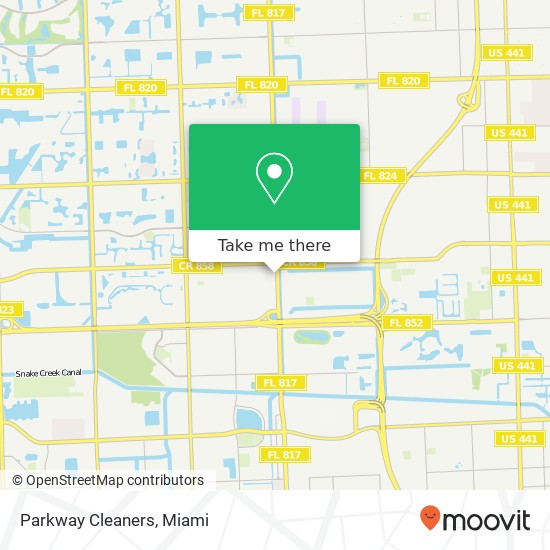 Mapa de Parkway Cleaners