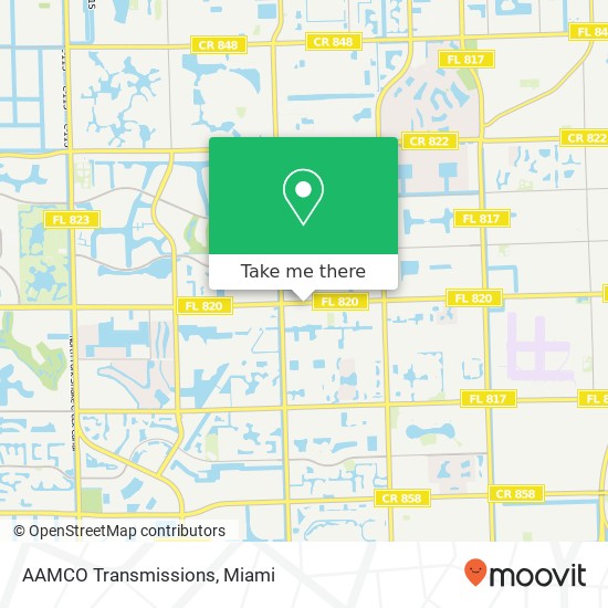 AAMCO Transmissions map