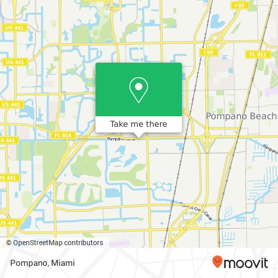 Pompano map