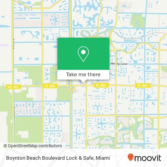 Mapa de Boynton Beach Boulevard Lock & Safe