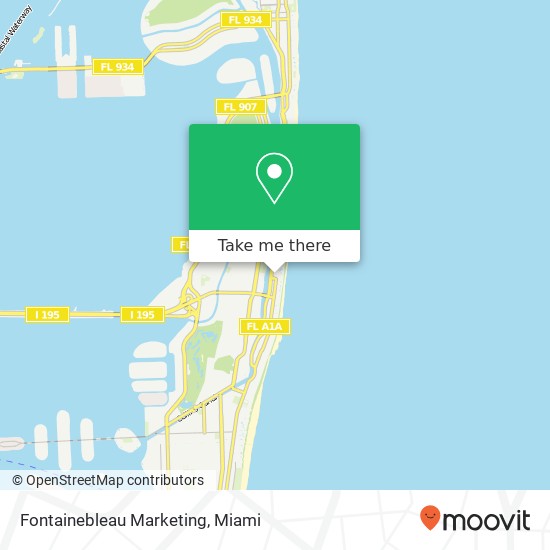 Fontainebleau Marketing map