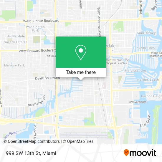 999 SW 13th St map