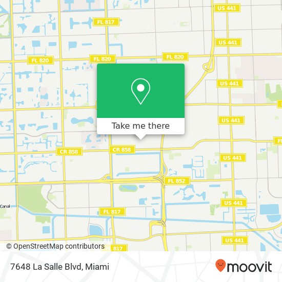 7648 La Salle Blvd map