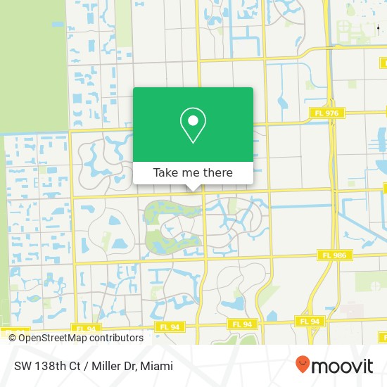 SW 138th Ct / Miller Dr map