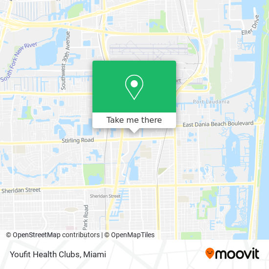 Youfit Health Clubs map