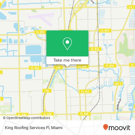 Mapa de King Roofing Services Fl