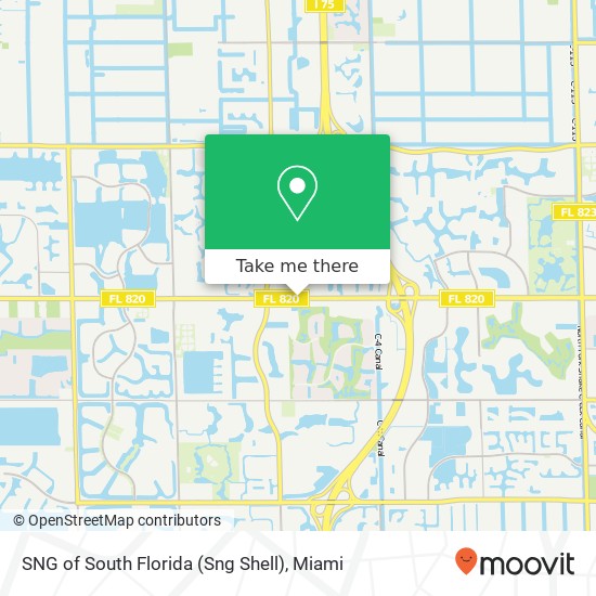 Mapa de SNG of South Florida (Sng Shell)