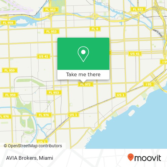 AVIA Brokers map