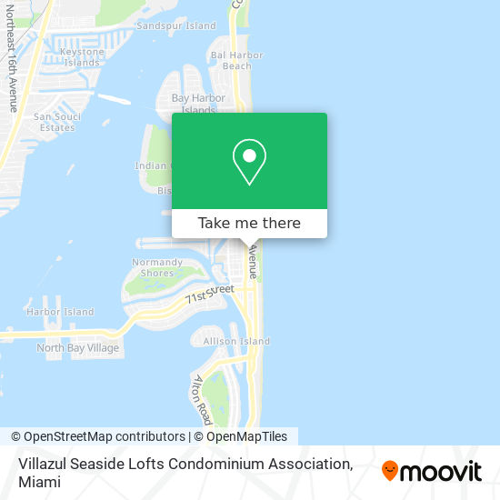 Villazul Seaside Lofts Condominium Association map