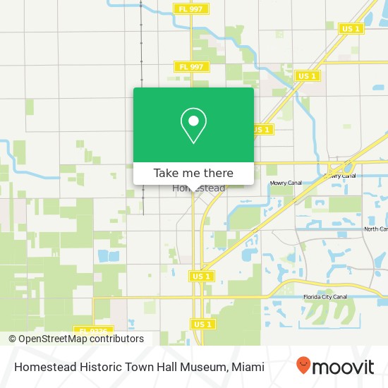 Homestead Historic Town Hall Museum map