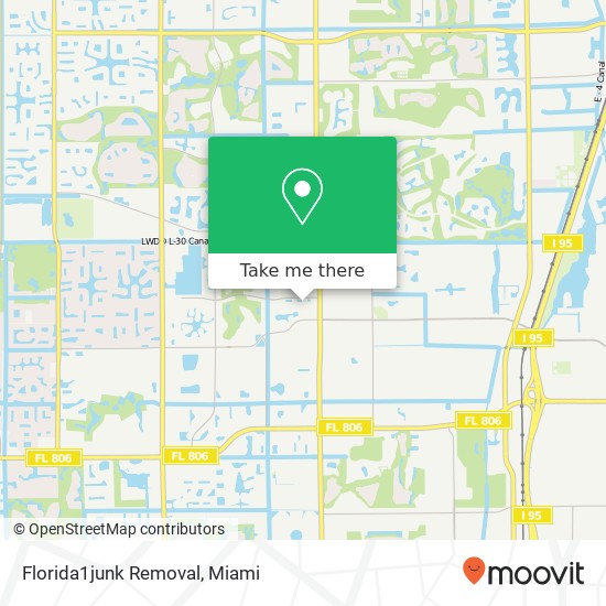 Mapa de Florida1junk Removal