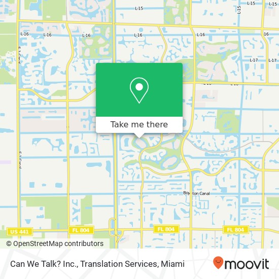 Mapa de Can We Talk? Inc., Translation Services