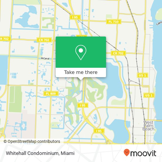 Whitehall Condominium map