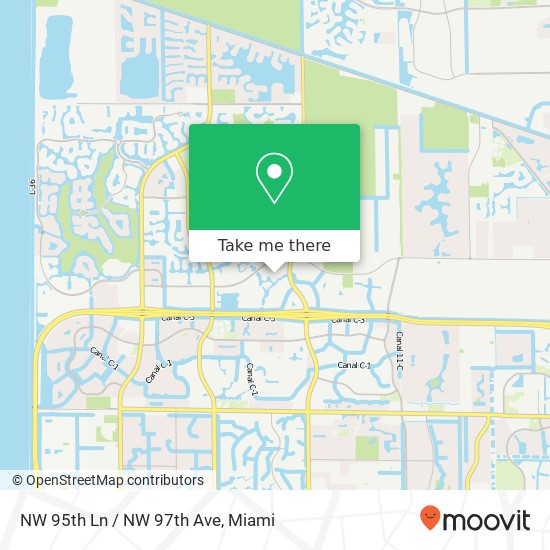 NW 95th Ln / NW 97th Ave map