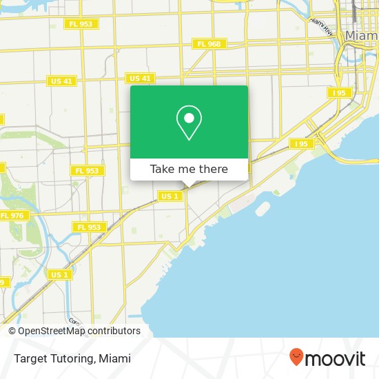 Target Tutoring map