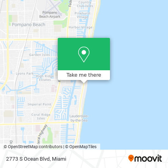 Mapa de 2773 S Ocean Blvd