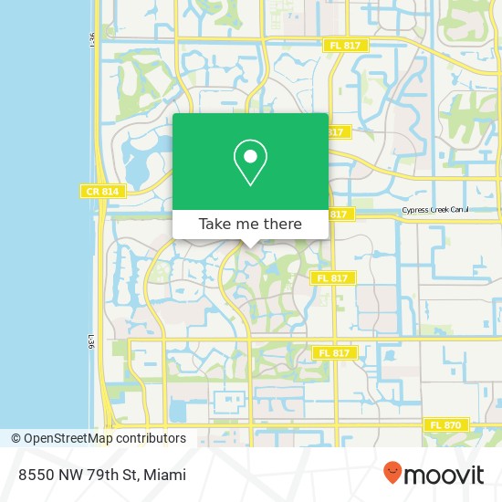 Mapa de 8550 NW 79th St