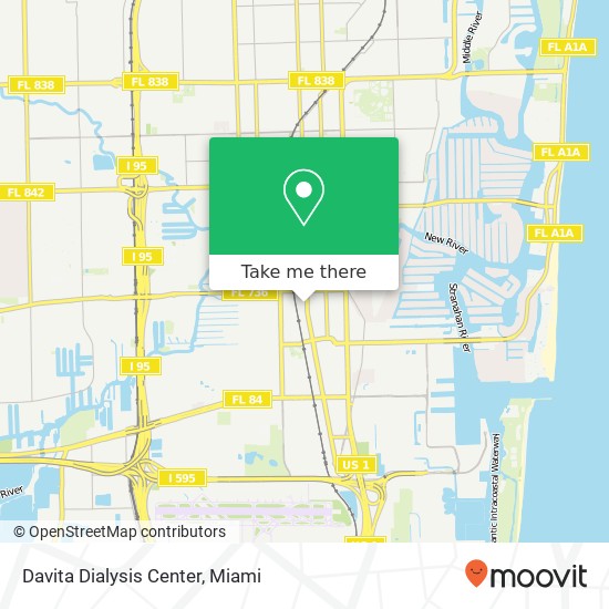 Davita Dialysis Center map