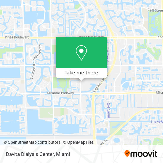 Mapa de Davita Dialysis Center