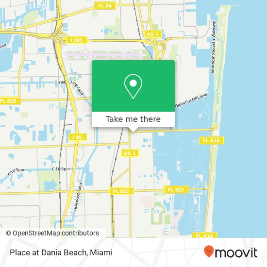 Place at Dania Beach map