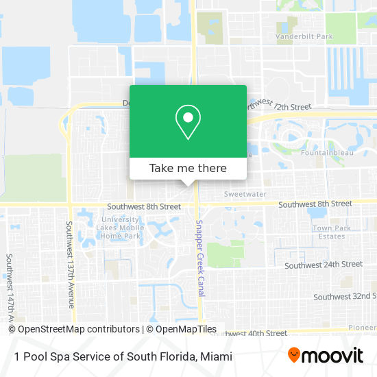 1 Pool Spa Service of South Florida map