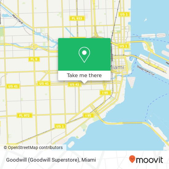 Mapa de Goodwill (Goodwill Superstore)